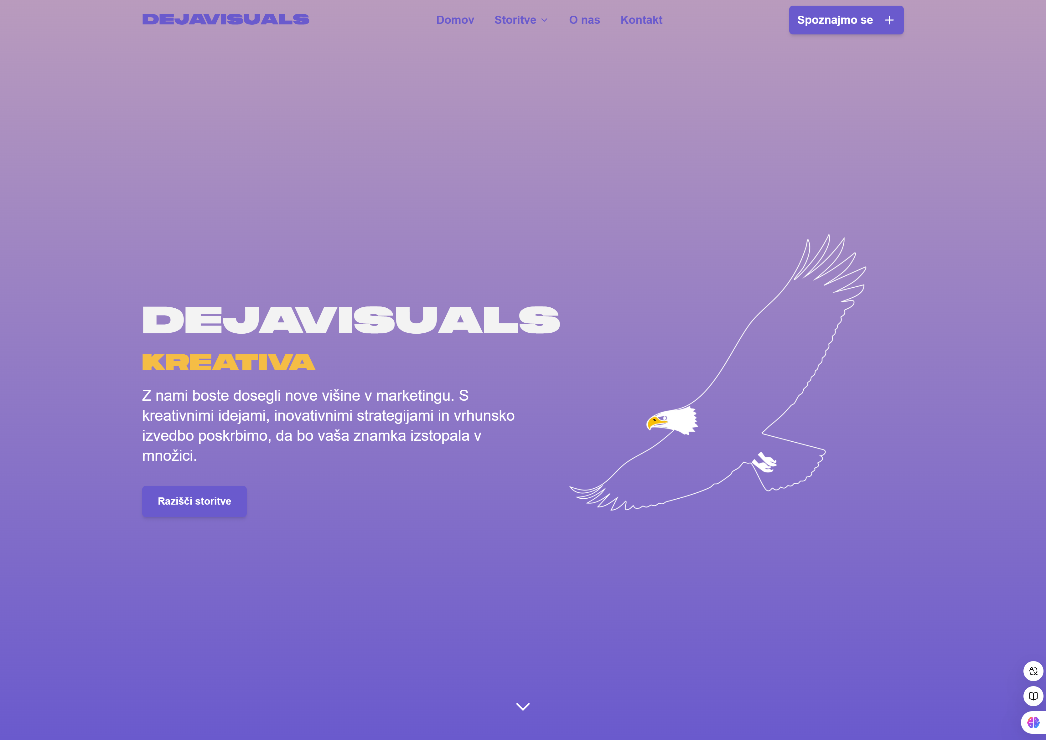 DejaVisuals Website