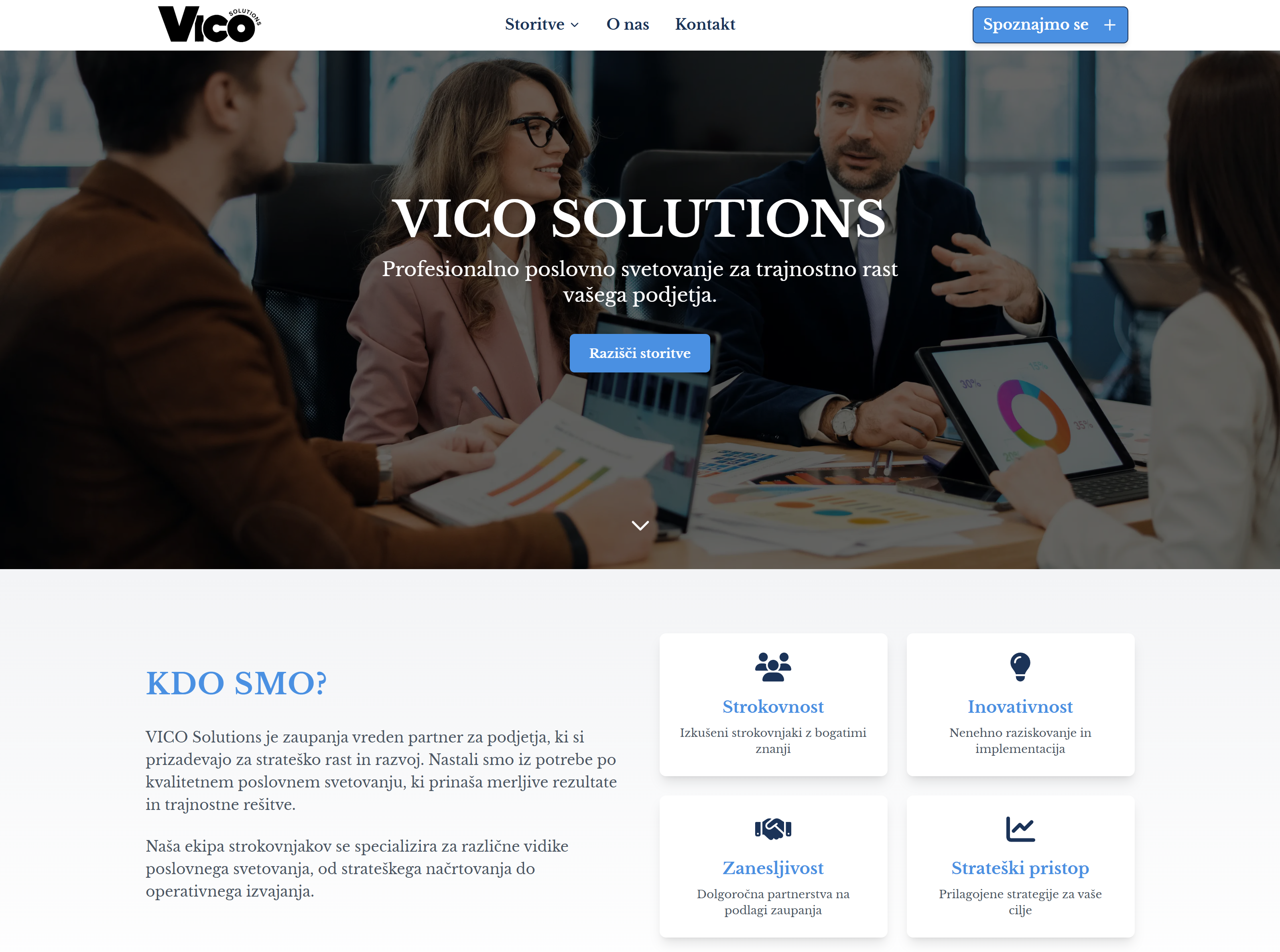 VICO Solutions Website